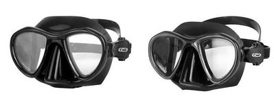 游龍潛水✴AROPEC SNAIL MASK 低容積雙面鏡 自潛面鏡 雙面鏡 (亮框)
