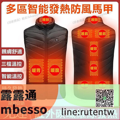 限時下殺發熱背心 電發熱服 usb加熱馬甲 保暖發熱外套 電熱無袖外套 恆溫保暖防風保暖衣 長續航