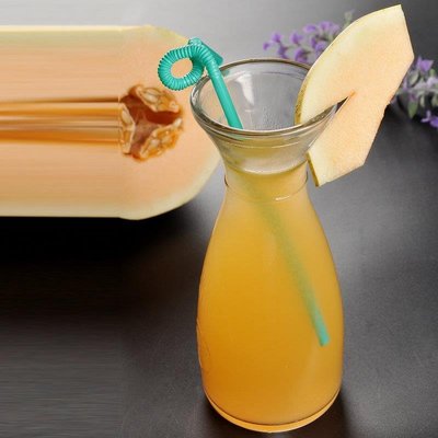 玻璃杯 酒杯 耐熱水果茶杯冰鎮奶茶杯橘子桔子茶杯水果飲料杯分酒壺牛奶果汁壺