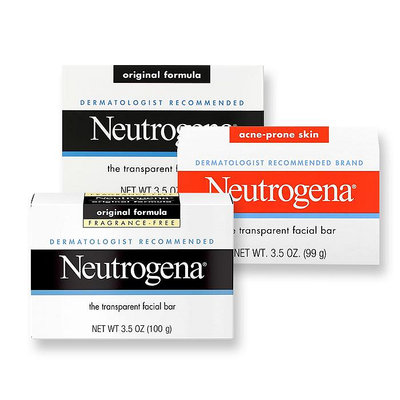 美國 Neutrogena 露得清 潔面皂 99g 洗臉皂 洗面皂 溫和清潔 粉刺 調理皂【V013502】PQ 美妝
