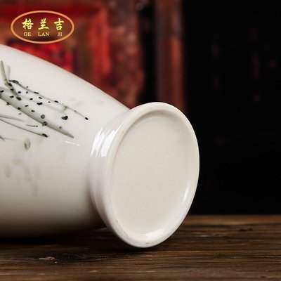 特價花瓶擺飾格蘭吉新中式飾品青花瓷擺件定制陶瓷花瓶青花德化陶瓷中式花器