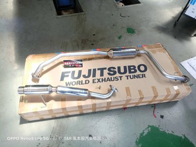 日本FUJITSUBO藤壺 AUTHORIZE R 中尾段排氣管 Honda Fit3 Fit3.5