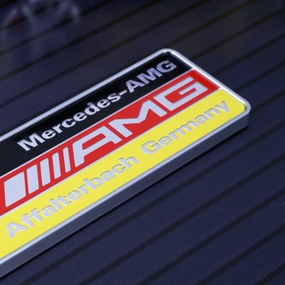 ABS材質 Mercedes Benz AMG Affalterbach 廠徽 紀念 車標 車貼 家族 貼紙