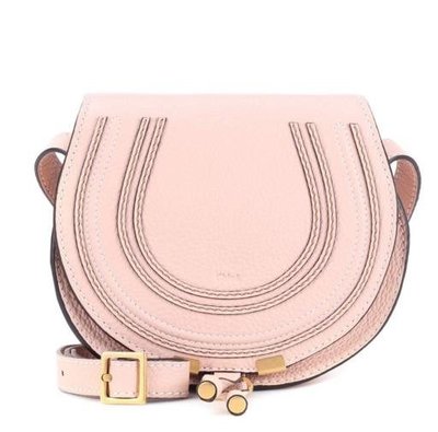 EZ Fashion19SS義大利進口真品Chloe'真品Marcie mini側背包- 粉紅