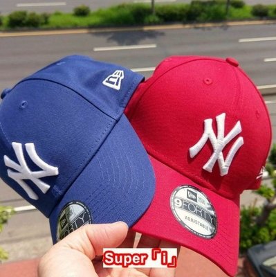 「i」【現貨】New Era 9Forty NY 紐約洋基 可調節鐵扣 刺繡Logo 彎帽 棒球帽 鴨舌帽 老帽 男女