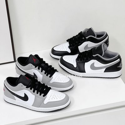 現貨 Nike Air Jordan 1 Low 影子 灰 黑 喬丹 553558-030 040