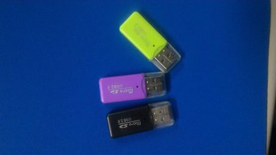 @淡水無國界@ USB讀卡機 全新MicroSD，手機記憶卡/TF卡都可用唷~ 35元唷~~ TF Thin