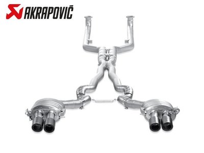 【Power Parts】AKRAPOVIC 中尾段(鈦合金+CARBON尾) BMW F10 M5