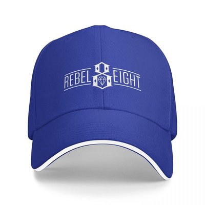 現貨熱銷-帽子 高爾夫帽新款 REBEL8 徽標棒球帽男女通用優質滌綸帽子男士女士高爾夫跑步太陽帽 Snapb爆款