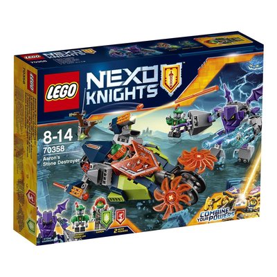 絕版全新未拆正品 現貨 樂高 LEGO 70358 Nexo Knights 未來騎士系列 阿隆的巨石粉碎戰鬥車 Aaron's Stone Destroyer