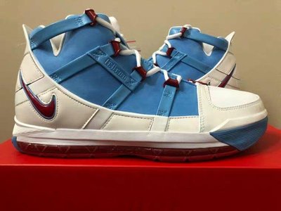現貨Nike Zoom LeBron 3 LBJ3詹姆斯 全明星 石油人 篮球鞋AO2434-400 US13