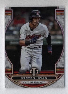 2023 Topps Tribute #17 Steven Kwan - Cleveland Guardians
