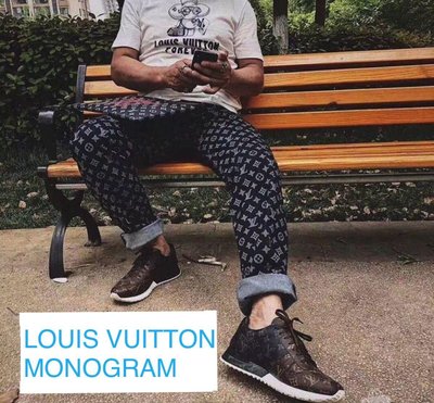 Louis Vuitton LV monogram 路易威登限量丹寧單寧牛仔褲 38號 W74cm 29腰
