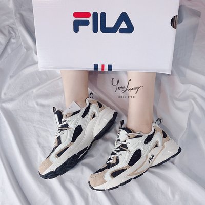 【Luxury】Fila Panthera 99 厚底鞋 慢跑鞋 經典奶茶 藍 白 3色 男女鞋 情侶鞋 韓國代購 正品