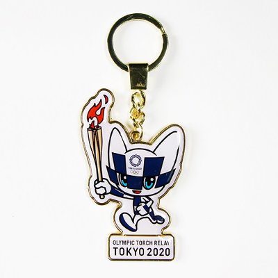[全新] 東京奧運 Tokyo Olympics 2020 官方紀念商品 金屬鑰匙扣 2020 奧運火炬接力吉祥物 現貨