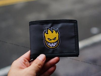 【 K.F.M 】Spitfire Bighead Bi-Fold Wallet 電繡LOGO 錢包 皮夾 經典滑板老牌