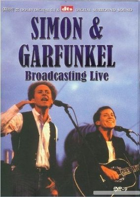 音樂居士新店#Simon & Garfunkel Broadcasting Live 西蒙與加芬克爾 D9 DVD
