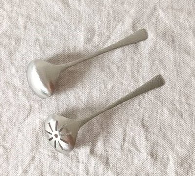 【Apple 艾波好物】槌目 鎚目 霧面 不鏽鋼 湯匙 湯勺 19cm