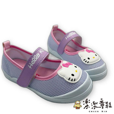 【樂樂童鞋】台灣製KITTY娃娃鞋 K112-1 - 三麗鷗 女童鞋 休閒鞋 室外鞋 大童鞋 中童鞋 KITTY