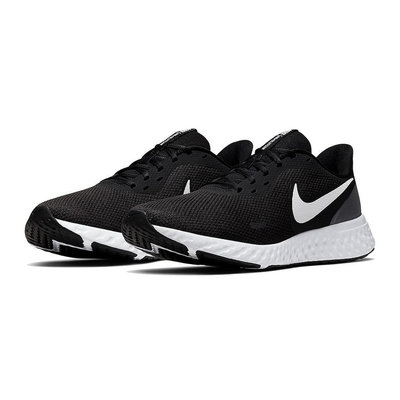 Nike 慢跑鞋 Revolution 5 男款 運動鞋 休閒鞋 男鞋 輕量 透氣 舒適 黑 白 BQ3204-002