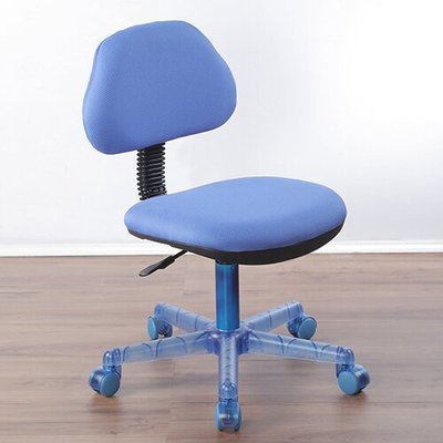 Z~酷炫藍果凍腳氣壓電腦辦公椅/電腦椅/工作椅/書桌椅/會議椅