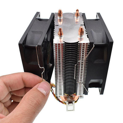 💥快速出貨💥電腦主機CPU散熱器風扇固定卡扣扣具12cm卡簧鋼絲掛鉤89厘米扣具