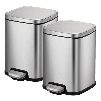 【小如的店】COSTCO好市多線上代購~Sensible Eco Living 6L 不鏽鋼垃圾桶(2入)