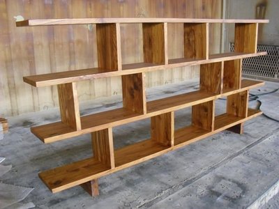 【きの原味】柚木書架 置物架-台南 原木 家具