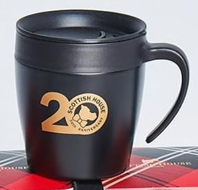 Scottish House SH蘇格蘭房屋 2020年20週年限量紀念杯 把手不鏽鋼杯 330ml 黑色全新