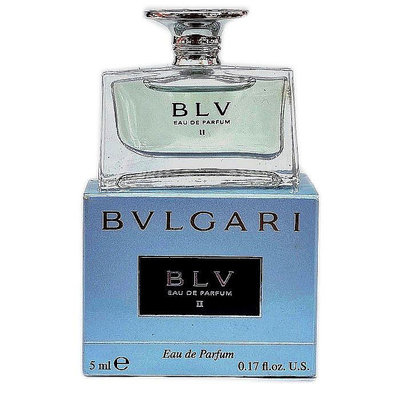 【美妝行】Bvlgari BLV II Eau de Parfum 沁藍 女性淡香精 5ml 絕版品