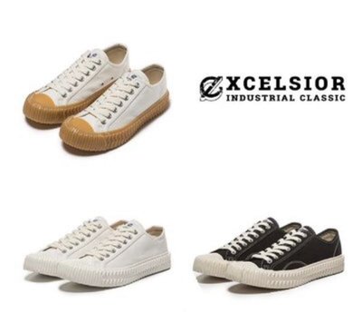 ✈️韓國代購{預購+現貨}正品 Excelsior 餅乾鞋 黑 白色 BOLT LO CS M6017CV WG
