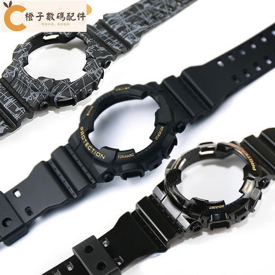 優品百貨手錶配件 用於 Casio G-SHOCK GA-110 GA-100 GD-120 5146 5樹脂男士針扣錶帶[橙子數碼配件]