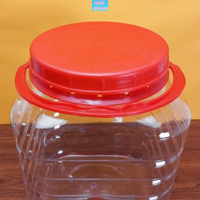 塑料罐 泡菜罐 密封罐 儲存罐 透明罐 儲物罐家用酵素桶 8L大容器塑料密封儲物罐 食品蜂蜜雜糧包裝瓶