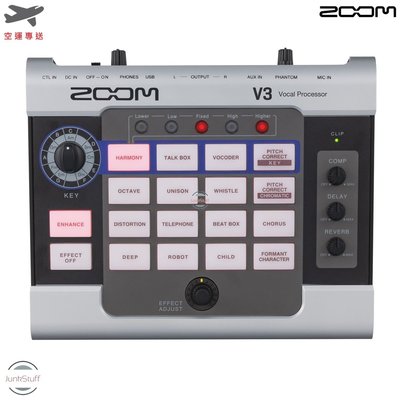 Zoom 日本 V3 專業 人聲 效果器 處理器 多種效果 16種變化 Podcast 播客 網路直播 現場