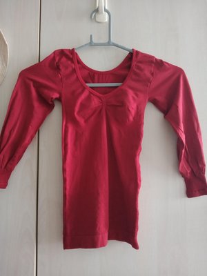 暖著衣保暖內衣無縫織造保暖衣衛生衣塑身衣( 紅色 )