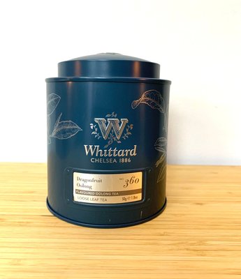 【全新】WHITTARD CHELSA 1886 精緻鐵罐 茶罐 收納 藍色