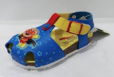 北台灣大聯盟 麵包超人 男童護趾勃肯涼鞋(台灣製造) 80426-藍/黃 超低直購價250元