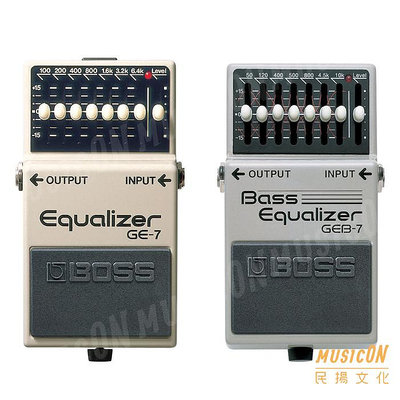 【民揚樂器】BOSS GE-7 GEB-7 Equalizer 等化器 EQ 效果器 電貝斯等化效果器