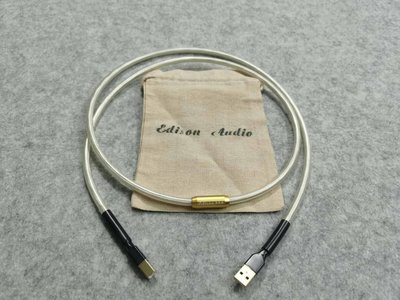 Edison audio 4芯鍍銀 USB DA 線 A-B 一條