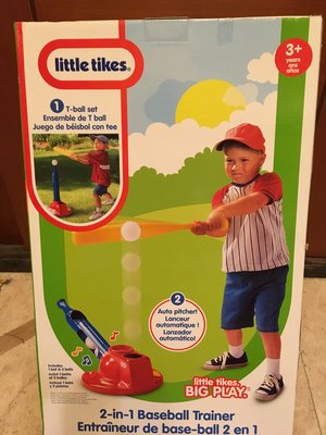 【日日小舖】Little Tiles 小泰可 二合一棒球組 內含一隻球棒+5顆球 2種模式 適合3歲以上