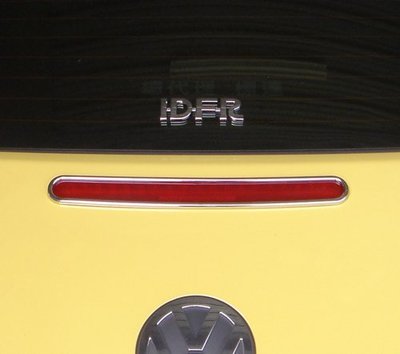 圓夢工廠 VW 福斯 Beetle 金龜車 2代 2005~2012 改裝 鍍鉻銀 尾門 後車箱 煞車燈框 停車燈框飾貼
