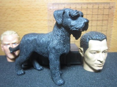 Z3動物部門 1/6黑色威爾斯梗犬一隻 mini模型