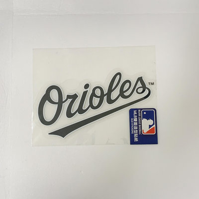 FA-美國職棒【巴爾的摩金鶯】MLB 2012年 球隊字樣造型貼紙