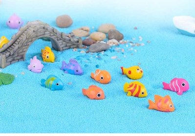 【微景小舖】卡通魚 DIY微景觀水族裝飾 魚缸水景擺件 創意小魚 拍攝道具擺飾 迷你場景佈置 療癒小物 海洋造景擺件