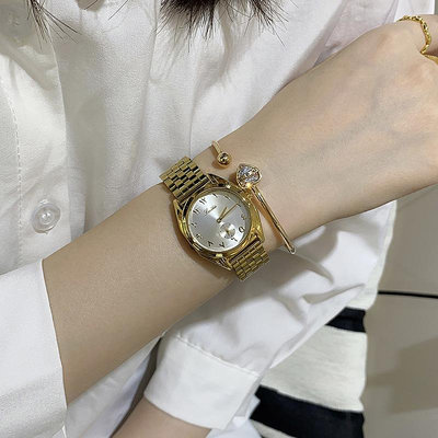 熱銷 詩高迪手錶腕錶女士鋼帶時尚正品牌機械石英錶日歷夜光防水韓版學生197 WG047