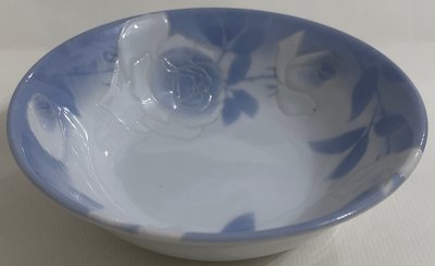 龍廬-自藏二手出清~陶瓷製品-日本製YUMI KATSURA 餐盤 水果碗 碟 缽-玫瑰花款/只有一個
