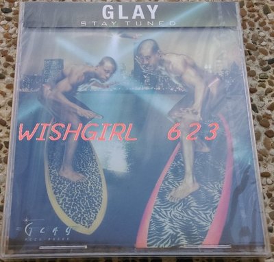 GLAY -『STAY TUNED』日版單曲CD (初回全新／附官方贈品) ~TERU、TAKURO、HISASH