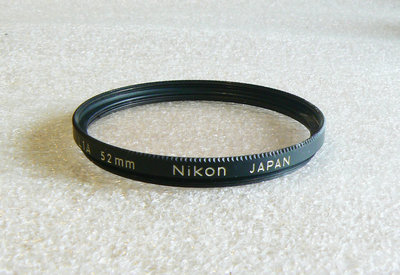 【悠悠山河】Nikon L1A 原廠UV保護鏡 52mm口徑 黃銅框+多層膜光學玻璃 鏡片無刮無霉無脫膜