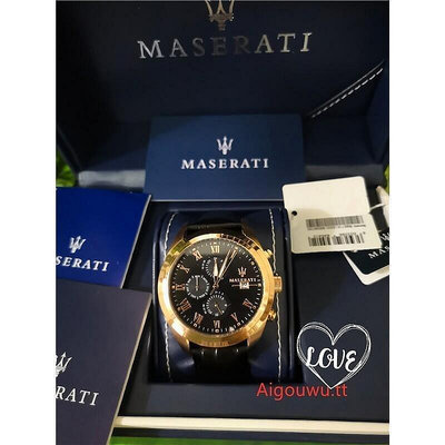 美國直郵 MASERATI WATCH 瑪莎拉蒂手錶 R8871612002 經典【潮流百貨】