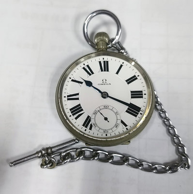 歐米茄鐵道懷錶OMEGA 競標商品 機械 手錶 瑞士製造 古董 收藏